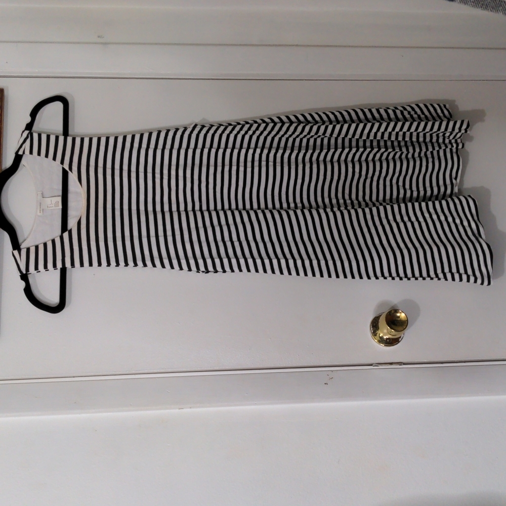 A line striped dress